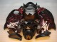 Noir Rouge Flamme Carénage Moto Suzuki GSXR 1300 Hayabusa 1996-2007 Noir Rouge Flamme Carénage Moto Suzuki GSXR 1300 Hayabusa 1996-2007