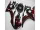 Noir Rouge Flamme Carénage Moto Yamaha R6 2003-2005 Noir Rouge Flamme Carénage Moto Yamaha R6 2003-2005
