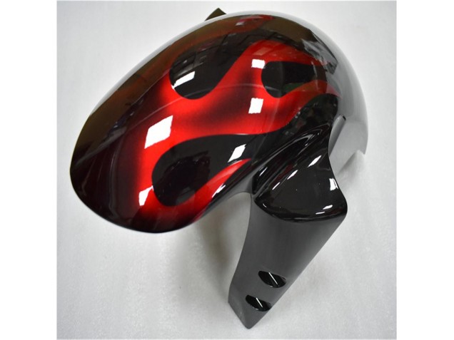Noir Rouge Flamme Carénage Moto Yamaha R6 2003-2005 Noir Rouge Flamme Carénage Moto Yamaha R6 2003-2005