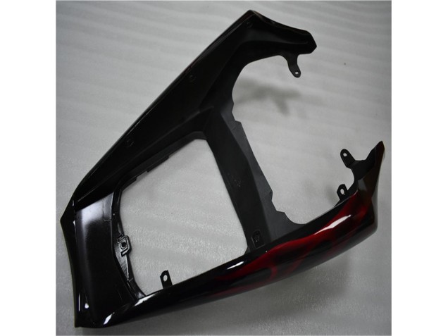 Noir Rouge Flamme Carénage Moto Yamaha R6 2003-2005 Noir Rouge Flamme Carénage Moto Yamaha R6 2003-2005