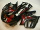 Noir Rouge Flamme Carénages Moto Honda CBR 600 F3 1995-1998 Noir Rouge Flamme Carénages Moto Honda CBR 600 F3 1995-1998