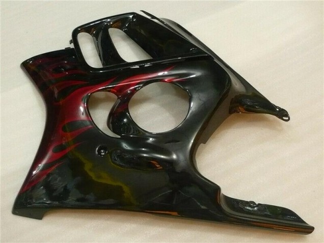 Noir Rouge Flamme Carénages Moto Honda CBR 600 F3 1995-1998 Noir Rouge Flamme Carénages Moto Honda CBR 600 F3 1995-1998