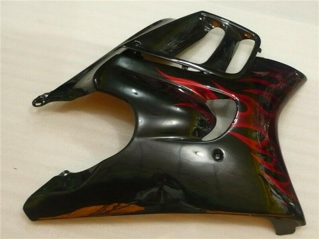 Noir Rouge Flamme Carénages Moto Honda CBR 600 F3 1995-1998 Noir Rouge Flamme Carénages Moto Honda CBR 600 F3 1995-1998
