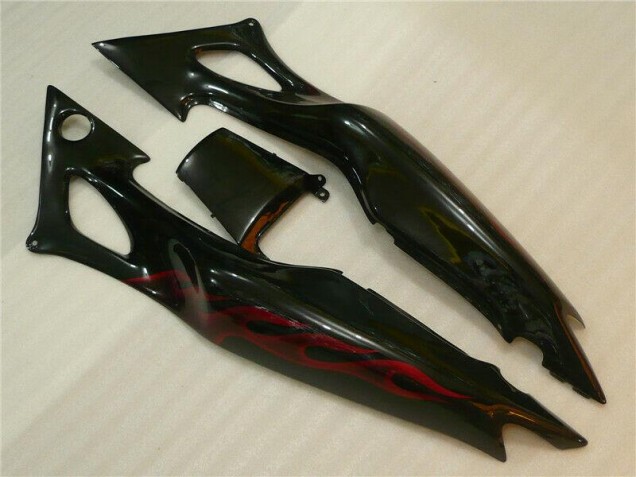 Noir Rouge Flamme Carénages Moto Honda CBR 600 F3 1995-1998 Noir Rouge Flamme Carénages Moto Honda CBR 600 F3 1995-1998