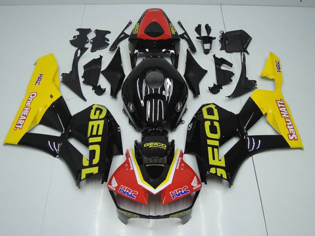 Noir Rouge HRC Carénage Moto Honda CBR 1000 RR 2012-2016 Noir Rouge HRC Carénage Moto Honda CBR 1000 RR 2012-2016