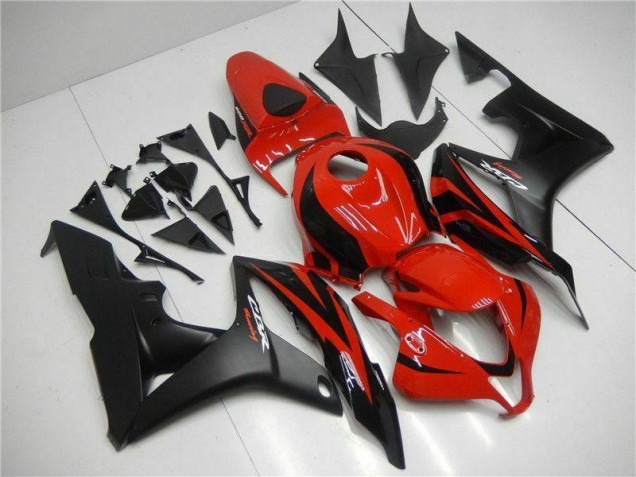 Noir Rouge Kit Carénages Motos Honda CBR 600 RR 2007-2008 Noir Rouge Kit Carénages Motos Honda CBR 600 RR 2007-2008