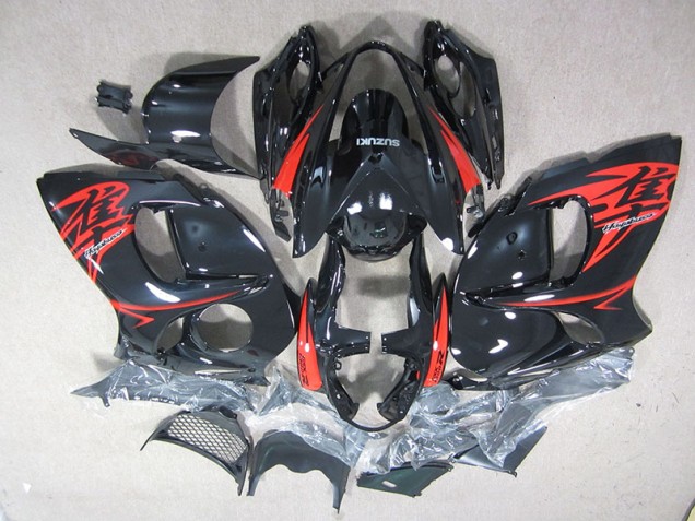 Noir Rouge Kit Carénages Motos Suzuki GSXR 1300 Hayabusa 2008-2019 Noir Rouge Kit Carénages Motos Suzuki GSXR 1300 Hayabusa 2008-2019