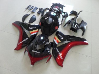 Noir Rouge Mugen Carénage Moto Honda CBR 1000 RR 2008-2011