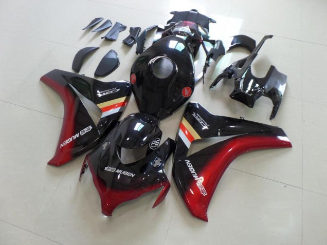 Noir Rouge Mugen Carénage Moto Honda CBR 1000 RR 2008-2011 Noir Rouge Mugen Carénage Moto Honda CBR 1000 RR 2008-2011