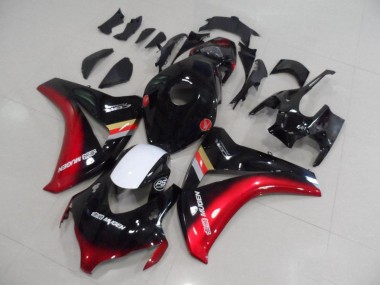 Noir Rouge Mugen Carénages Moto Honda CBR 1000 RR 2008-2011