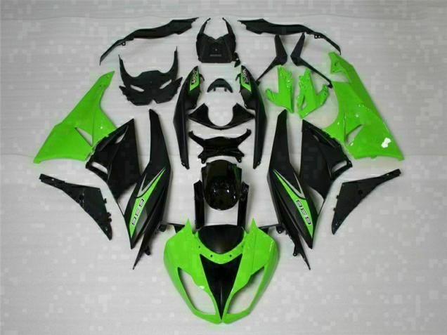 Noir Vert 636 Carénage Moto Kawasaki ZX6R 2009-2012 Noir Vert 636 Carénage Moto Kawasaki ZX6R 2009-2012