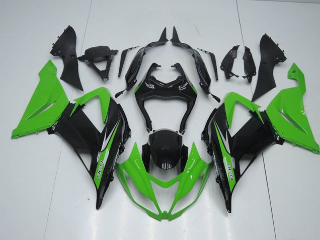 Noir Vert 636 Carénage Moto Kawasaki ZX6R 2013-2018