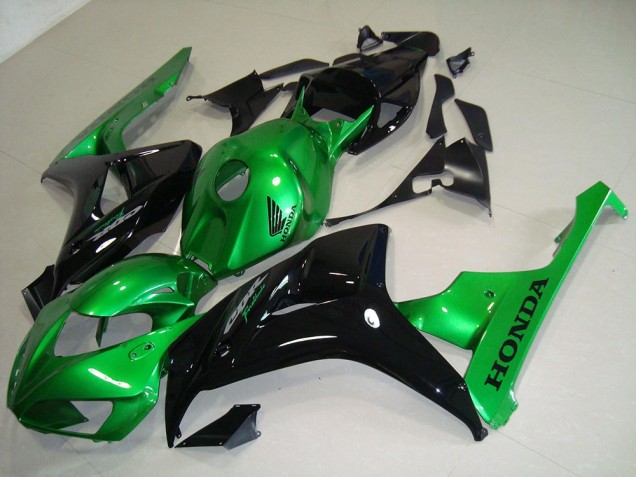 Noir Vert Carénage Moto Honda CBR 1000 RR 2006-2007 Noir Vert Carénage Moto Honda CBR 1000 RR 2006-2007
