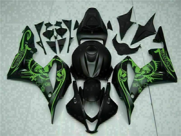 Noir Vert Carénage Moto Honda CBR 600 RR 2007-2008 Noir Vert Carénage Moto Honda CBR 600 RR 2007-2008