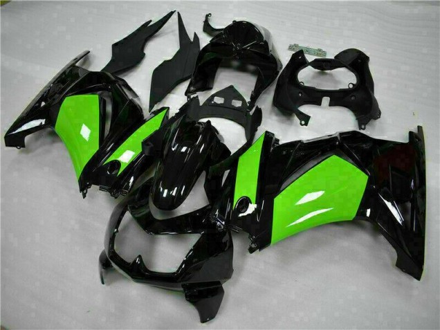 Noir Vert Carénage Moto Kawasaki EX250 2008-2012 Noir Vert Carénage Moto Kawasaki EX250 2008-2012