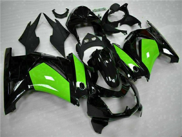 Noir Vert Carénage Moto Kawasaki EX250 2008-2012 Noir Vert Carénage Moto Kawasaki EX250 2008-2012