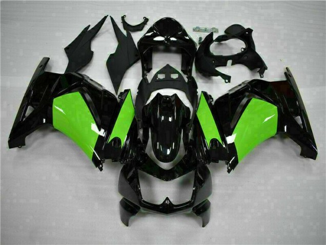 Noir Vert Carénage Moto Kawasaki EX250 2008-2012 Noir Vert Carénage Moto Kawasaki EX250 2008-2012