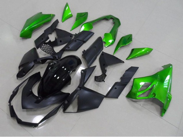 Noir Vert Carénage Moto Kawasaki Z1000 2007-2009 Noir Vert Carénage Moto Kawasaki Z1000 2007-2009
