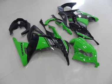 Noir Vert Carénage Moto Kawasaki ZX 300R 2013-2016
