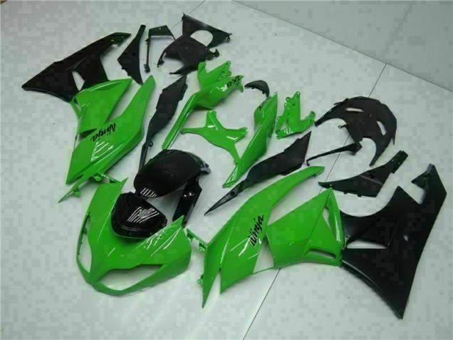 Noir Vert Carénage Moto Kawasaki ZX6R 2009-2012