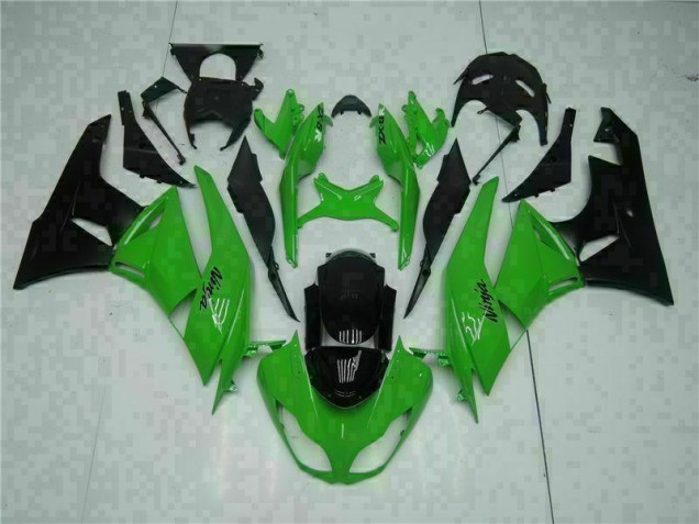 Noir Vert Carénage Moto Kawasaki ZX6R 2009-2012