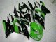 Noir Vert Carénage Moto Kawasaki ZX6R 2013-2018