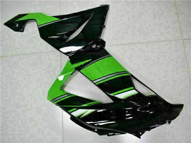 Noir Vert Carénage Moto Kawasaki ZX6R 2013-2018