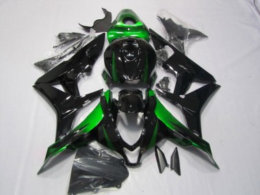 Noir Vert Carénages Moto Honda CBR 600 RR 2007-2008