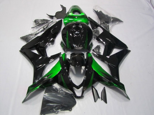 Noir Vert Carénages Moto Honda CBR 600 RR 2007-2008 Noir Vert Carénages Moto Honda CBR 600 RR 2007-2008