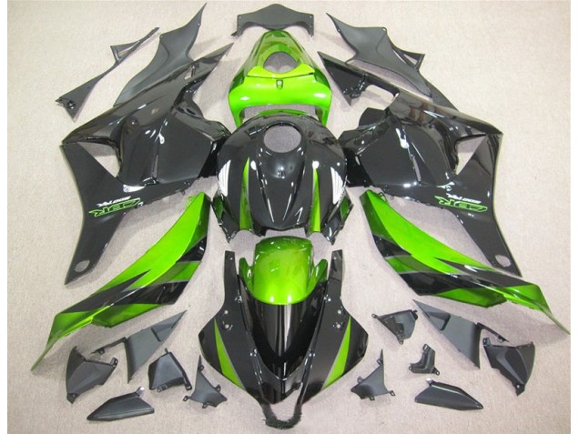 Noir Vert Carénages Moto Honda CBR 600 RR 2009-2012