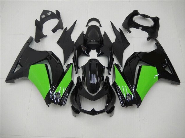 Noir Vert Carénages Moto Kawasaki EX250 2008-2012 Noir Vert Carénages Moto Kawasaki EX250 2008-2012