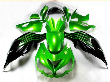 Noir Vert Carénages Moto Kawasaki ZX14R ZZR 1400 2012-2021