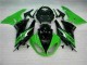 Noir Vert Carrosserie Moto Kawasaki ZX6R 2009-2012 Noir Vert Carrosserie Moto Kawasaki ZX6R 2009-2012