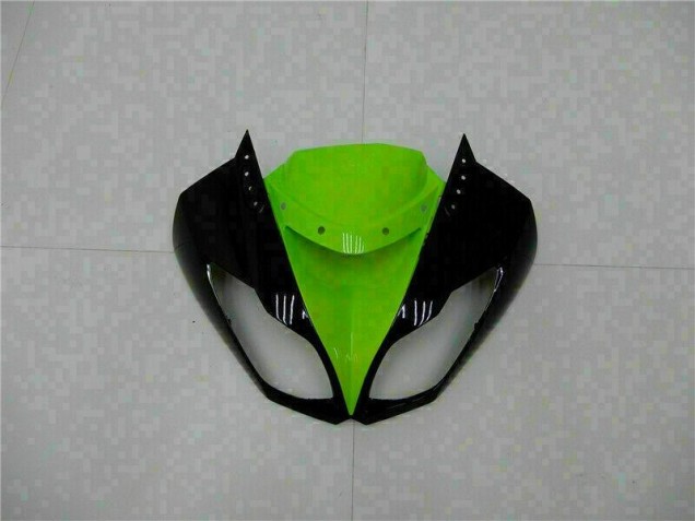 Noir Vert Kit Carénages Motos Complet Kawasaki ZX6R 2009-2012 Noir Vert Kit Carénages Motos Complet Kawasaki ZX6R 2009-2012