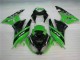 Noir Vert Kit Carénages Motos Kawasaki ZX6R 2009-2012 Noir Vert Kit Carénages Motos Kawasaki ZX6R 2009-2012