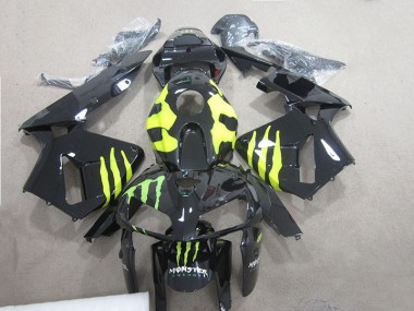 Noir Vert Monster Carénage Moto Honda CBR 600 RR 2005-2006