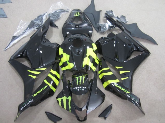Noir Vert Monster Carénage Moto Honda CBR 600 RR 2009-2012 Noir Vert Monster Carénage Moto Honda CBR 600 RR 2009-2012