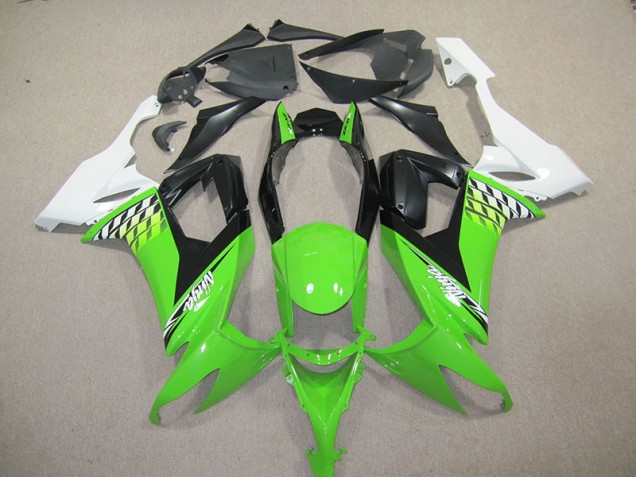 Noir Vert Ninja Carénage Moto Kawasaki ZX10R 2008-2010