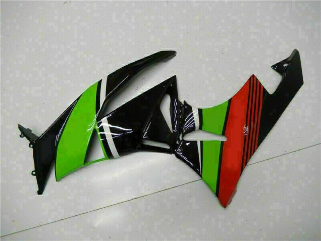 Noir Vert Rouge Carénage Moto Kawasaki ZX6R 2009-2012 Noir Vert Rouge Carénage Moto Kawasaki ZX6R 2009-2012