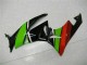 Noir Vert Rouge Carénage Moto Kawasaki ZX6R 2009-2012 Noir Vert Rouge Carénage Moto Kawasaki ZX6R 2009-2012