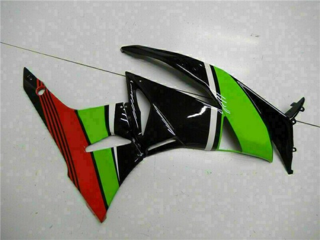 Noir Vert Rouge Carénage Moto Kawasaki ZX6R 2009-2012 Noir Vert Rouge Carénage Moto Kawasaki ZX6R 2009-2012