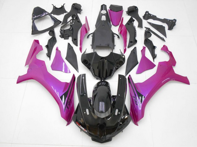 Noir Violet Rouge Carénage Moto Yamaha R1 2015-2019 Noir Violet Rouge Carénage Moto Yamaha R1 2015-2019
