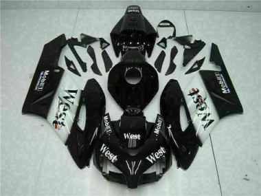 Noir West Carénage Moto Honda CBR 1000 RR 2004-2005