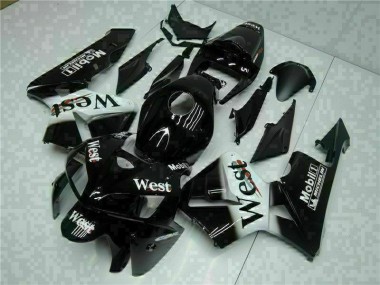 Noir West Carénage Moto Honda CBR 600 RR 2005-2006
