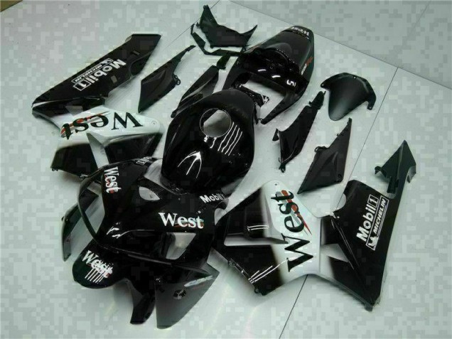 Noir West Carénage Moto Honda CBR 600 RR 2005-2006