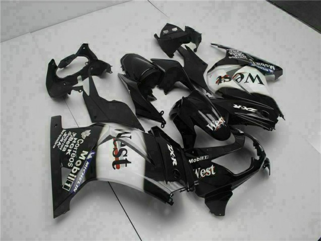 Noir West Carénage Moto Kawasaki EX250 2008-2012 Noir West Carénage Moto Kawasaki EX250 2008-2012
