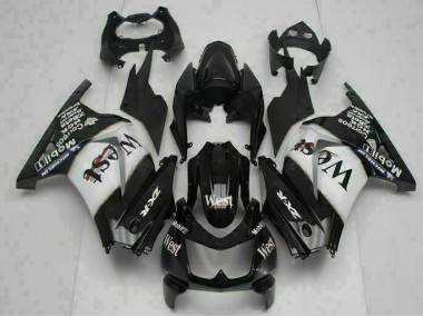 Noir West Carénage Moto Kawasaki EX250 2008-2012