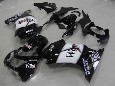 Noir West Carénage Moto Kawasaki ZX 250R 2008-2012