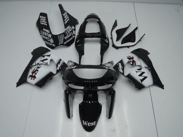 Noir West Carénage Moto Kawasaki ZX9R 1998-1999 Noir West Carénage Moto Kawasaki ZX9R 1998-1999
