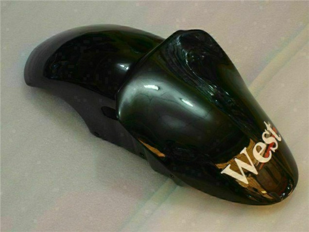 Noir West Ninja Carénage Moto Kawasaki ZX6R 2000-2002 Noir West Ninja Carénage Moto Kawasaki ZX6R 2000-2002